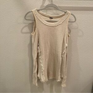 FREE PEOPLE Cold Shoulder Sweater
